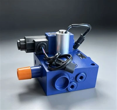 56B 43 12402 Elektromagnetisk hydraulisk ventilsats Tekniska maskiner Hydrauliska komponenter